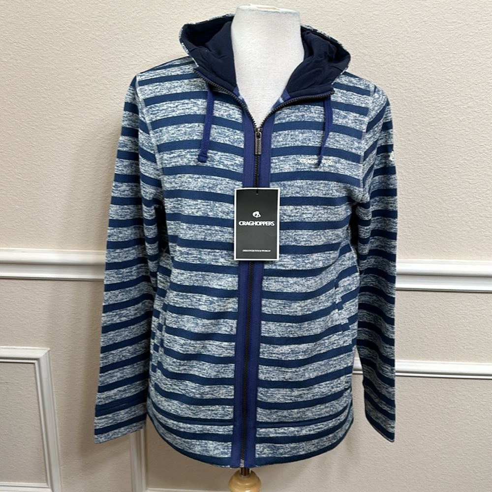 Craghoppers FERNANDO FLEECE JACKET -Lapis Blue Stripe